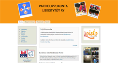 Desktop Screenshot of liekkitytot.fi